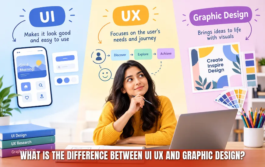 What Is the Difference Between UI UX and Graphic Design?